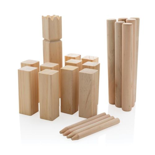 Houten kubb set - Afbeelding 2